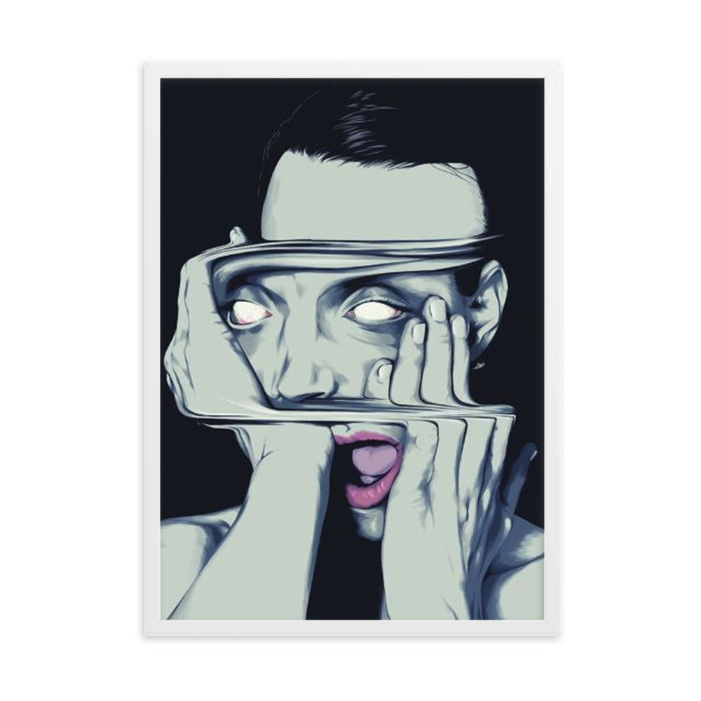 Ephemeral Vibes Gerahmtes Poster