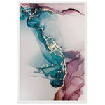 Curiosity Gerahmtes Poster - Trippy Wall Art