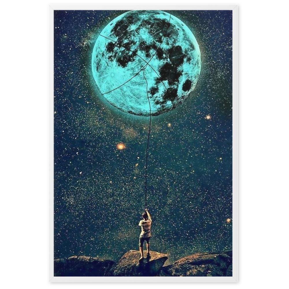 Catching Gerahmtes Poster - Trippy Wall Art