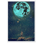 Catching Gerahmtes Poster - Trippy Wall Art