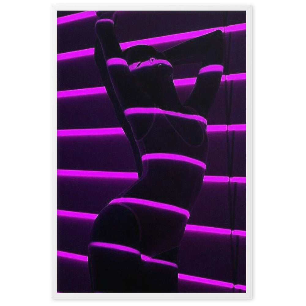Purp Underwear Gerahmtes Poster