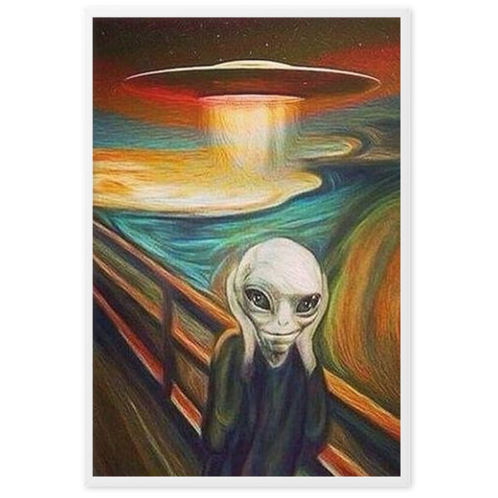 Ufo Art Gerahmtes Poster
