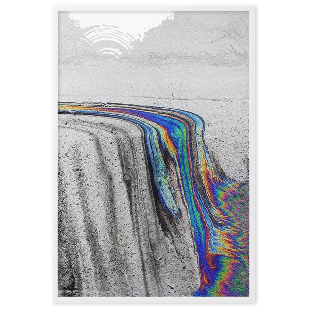 Distorted Waterfall Leinwand