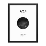 Loewe Sternzeichen personalisieren Poster