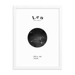 Loewe Sternzeichen personalisieren Poster