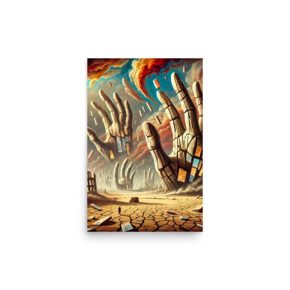 Glass Hands Poster