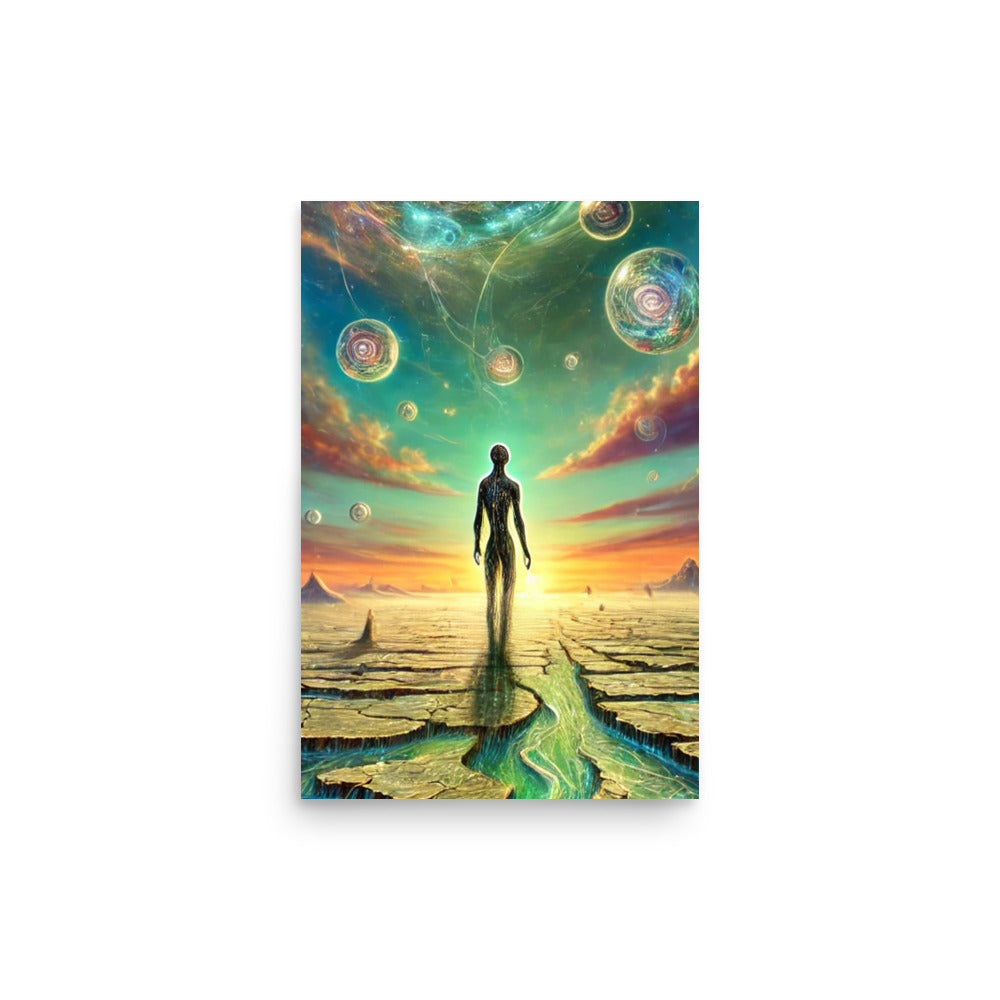 Fragmented Horizon Poster
