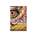 Floating Eyes Poster