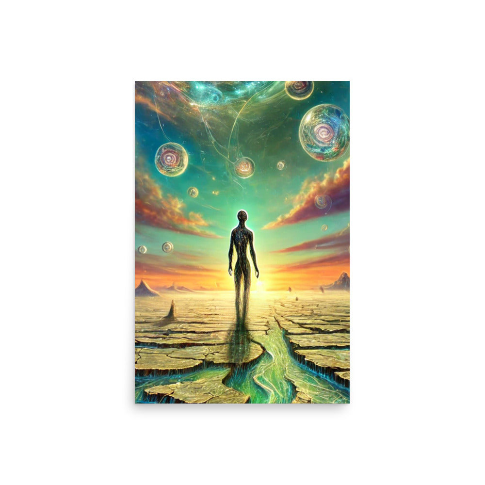 Fragmented Horizon Poster