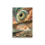 Floating Eye Art Poster