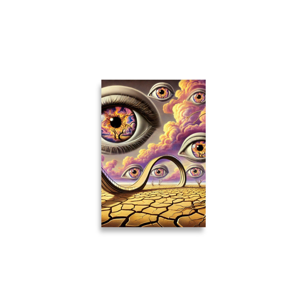 Floating Eyes Poster