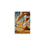 Floating Hourglass Poster