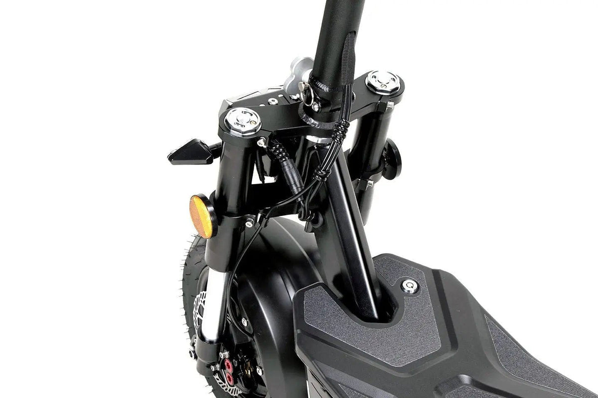 WANDLER K/E Schwarz – Elektroroller 45 km/h mit Sitz für Alltag & Pendeln