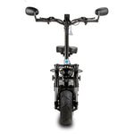 WANDLER K/E Schwarz – Elektroroller 45 km/h mit Sitz für Alltag & Pendeln