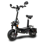WANDLER K/E Schwarz – Elektroroller 45 km/h mit Sitz für Alltag & Pendeln