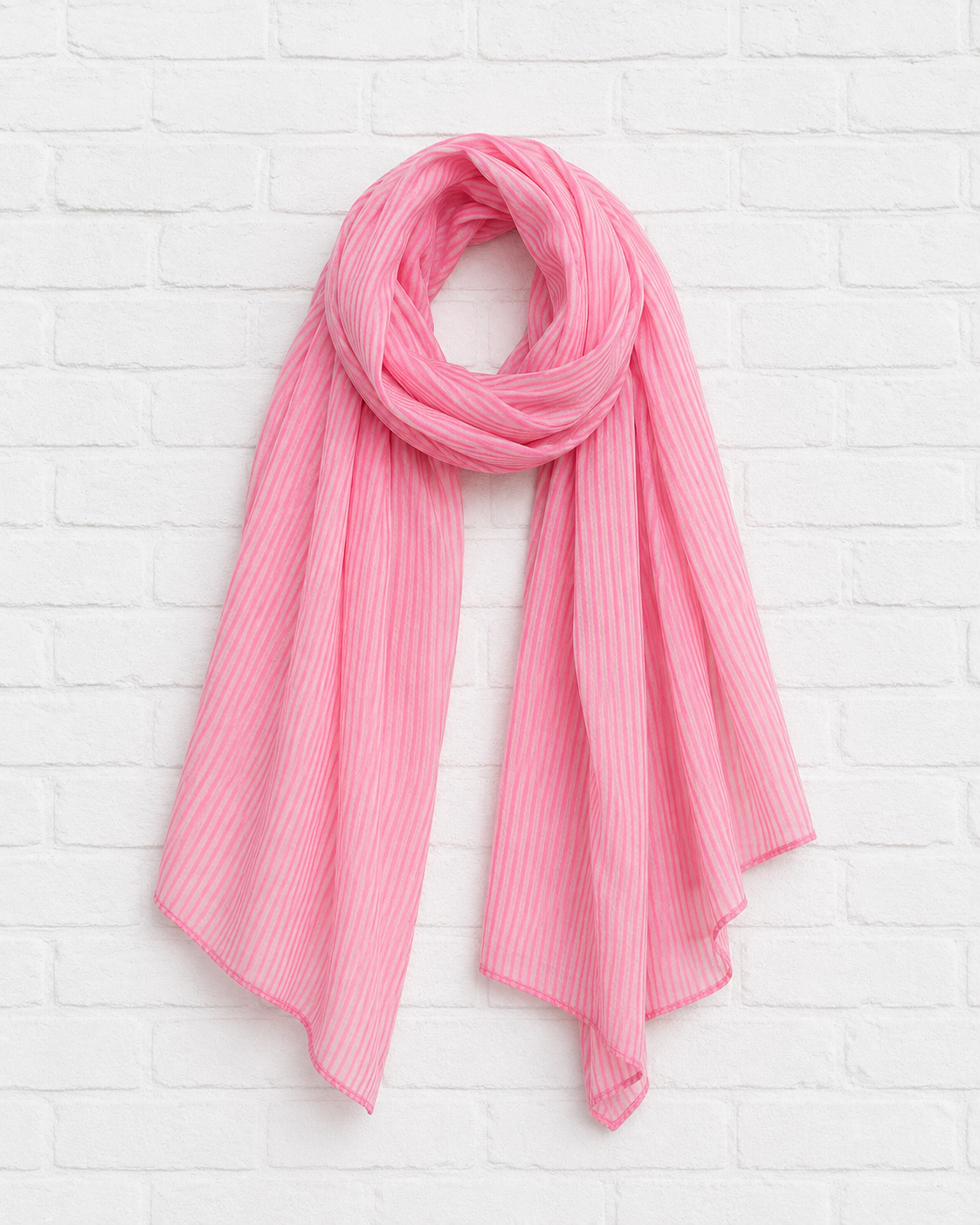 Leichtes Tuch gestreift - Pinky Beige - DELIGHT SPRING