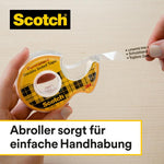 Scotch® doppelseitiges Klebeband, 1 Rolle, 19 mm x 33 m