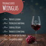 Stölzle Lausitz Weingläser "Ein Leben lang an Deiner Seite" mit Gravur im Set inkl. bedruckter Holzkiste