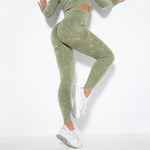 Modische Peach-Hip Feuchtigkeitsableitende Yoga-Hose