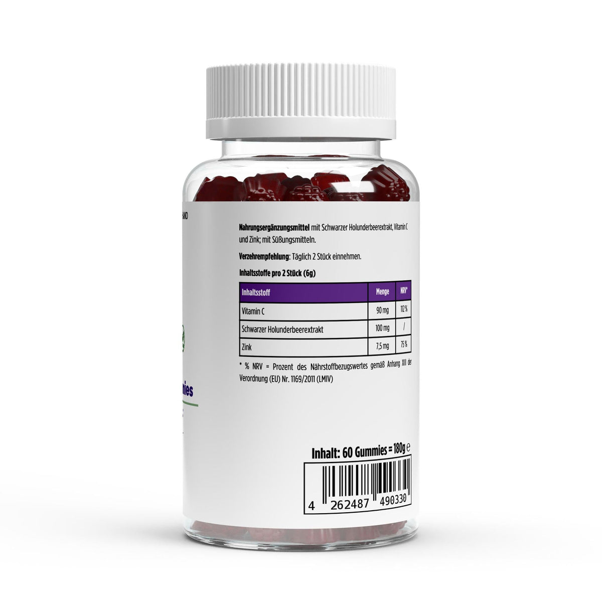 Holunderbeeren Gummies | ekovita | Laborgeprüft & Vegan