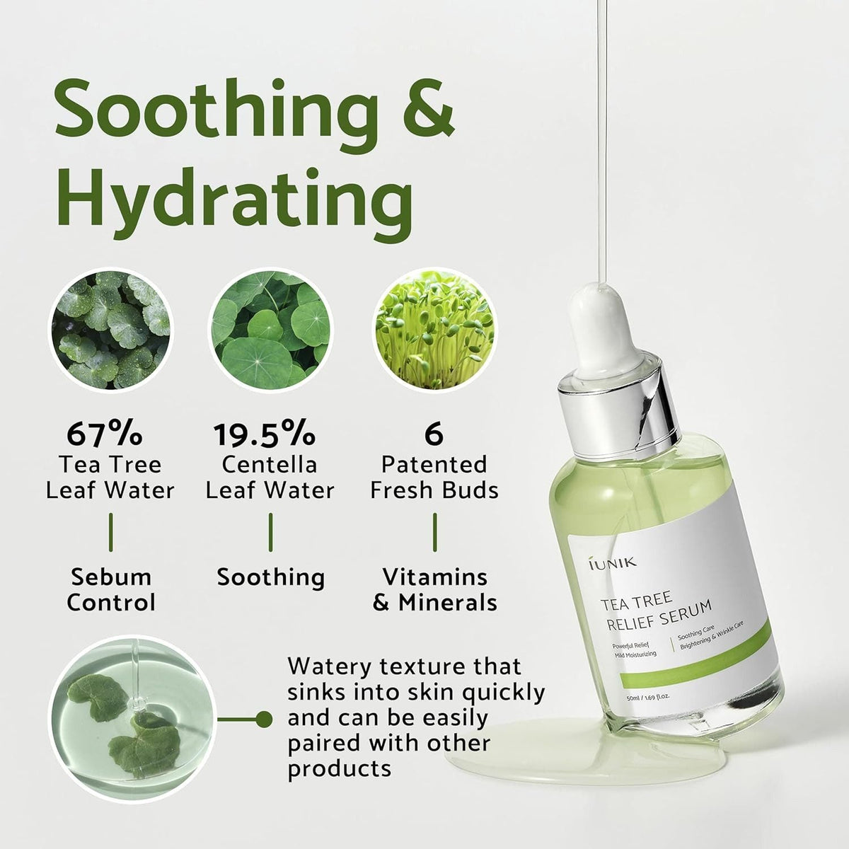 iUNIK Tea Tree Relief Serum 50 ml