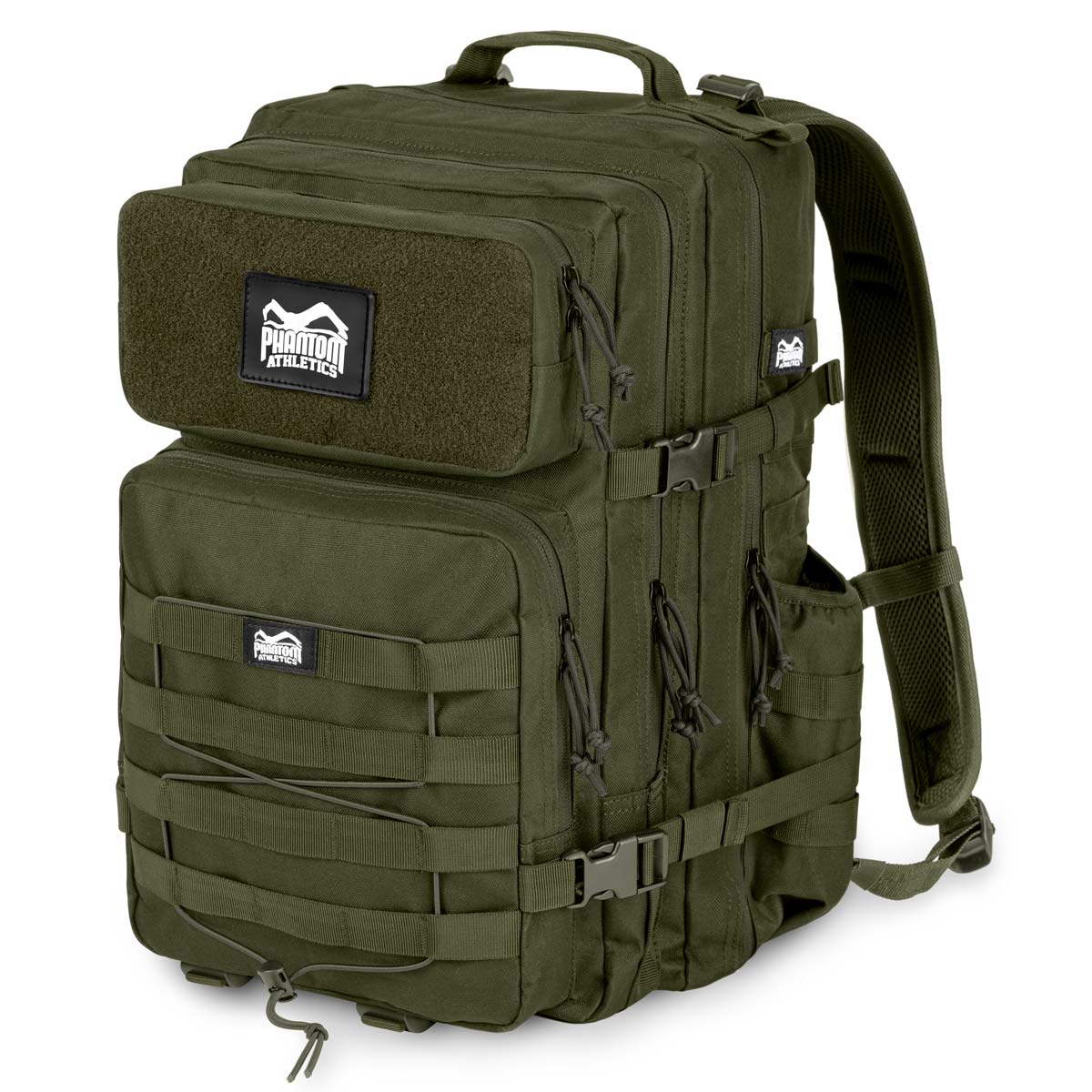 DELTA Rucksack – Army (45 L) | MOLLE, Bungee, wasserabweisend, Laptop 16″