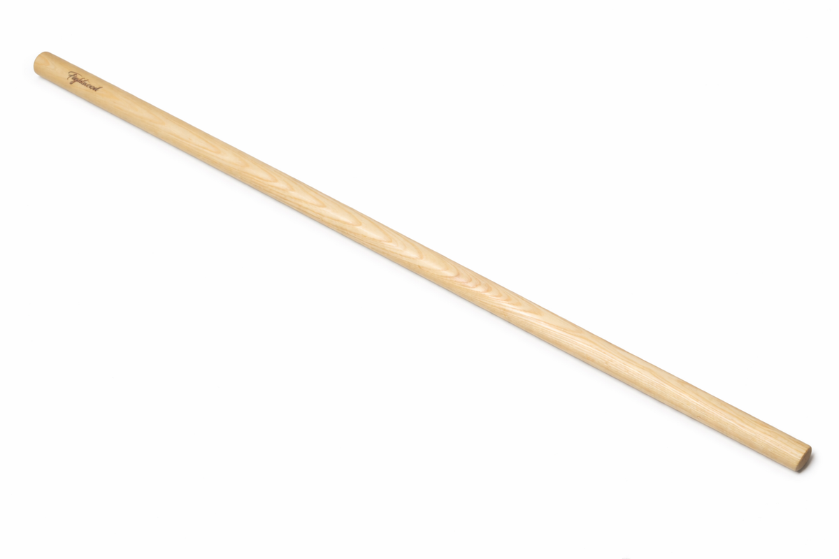 FIGHTWOOD Hanbo aus massiven Eschenholz 100 cm – Aikido & Kobudo Trainingsstab (25 mm geölt / 30 mm lackiert)