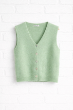 Nachhaltige Alpaka Strickweste in BIO QUALITÄT - GENTLE SPRING