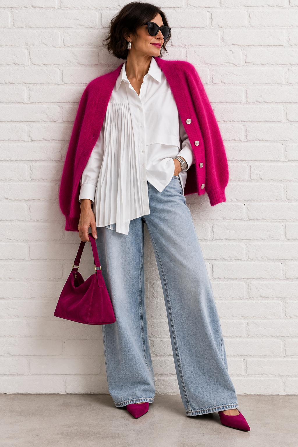 Hochwertige Bluse – modernes Statement-Piece mit raffiniertem Detail- MAJESTIC WINTER