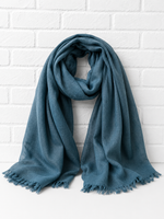PURE & COZY SCHAL - Ocean Teal - 360°