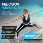 Fitness Mat with distance markers