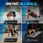 Fitness Mat with distance markers