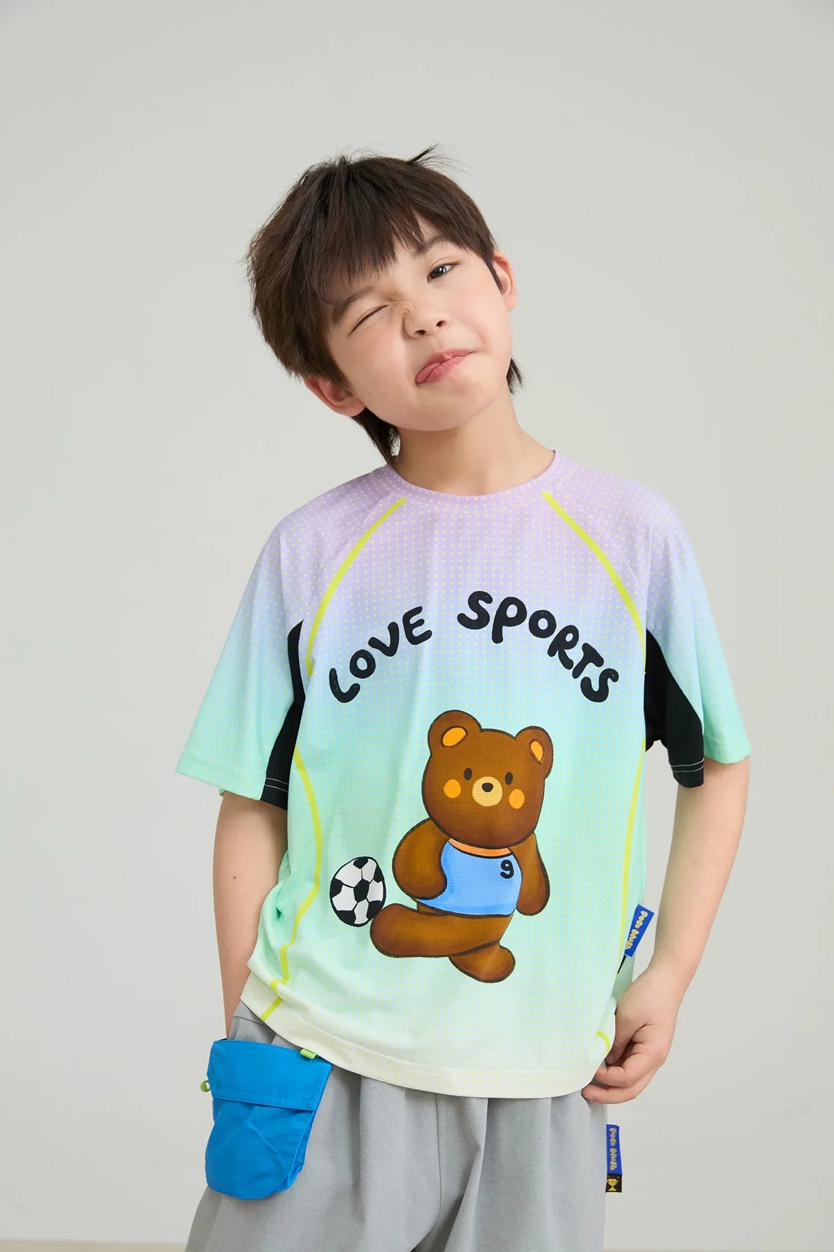 Football Bear Active Tee