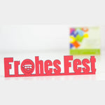 Frohes Fest Deko Schriftzug