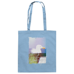 Wattvogel® Nordsee Möwe – Strandkorb Moment  - Baumwolltasche