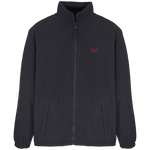 Power Fleecejacke – rote Stickerei