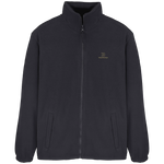 Silence Fleecejacke – goldene Stickerei