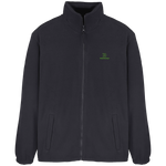 Core Fleecejacke – grüne Stickerei