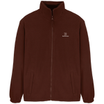 Identity Fleecejacke – weiße Stickerei
