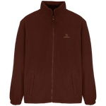 Silence Fleecejacke – goldene Stickerei