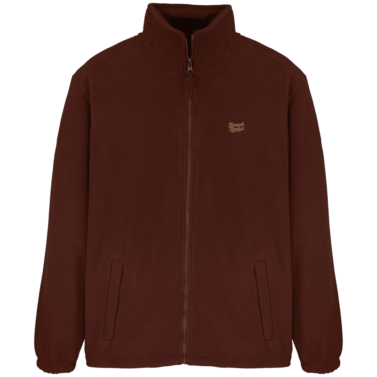Authentic Fleecejacke – goldene Stickerei