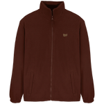 Authentic Fleecejacke – goldene Stickerei