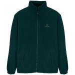 Silence Fleecejacke – goldene Stickerei