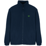Monster Fleecejacke – grüne Stickerei