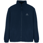 Identity Fleecejacke – weiße Stickerei