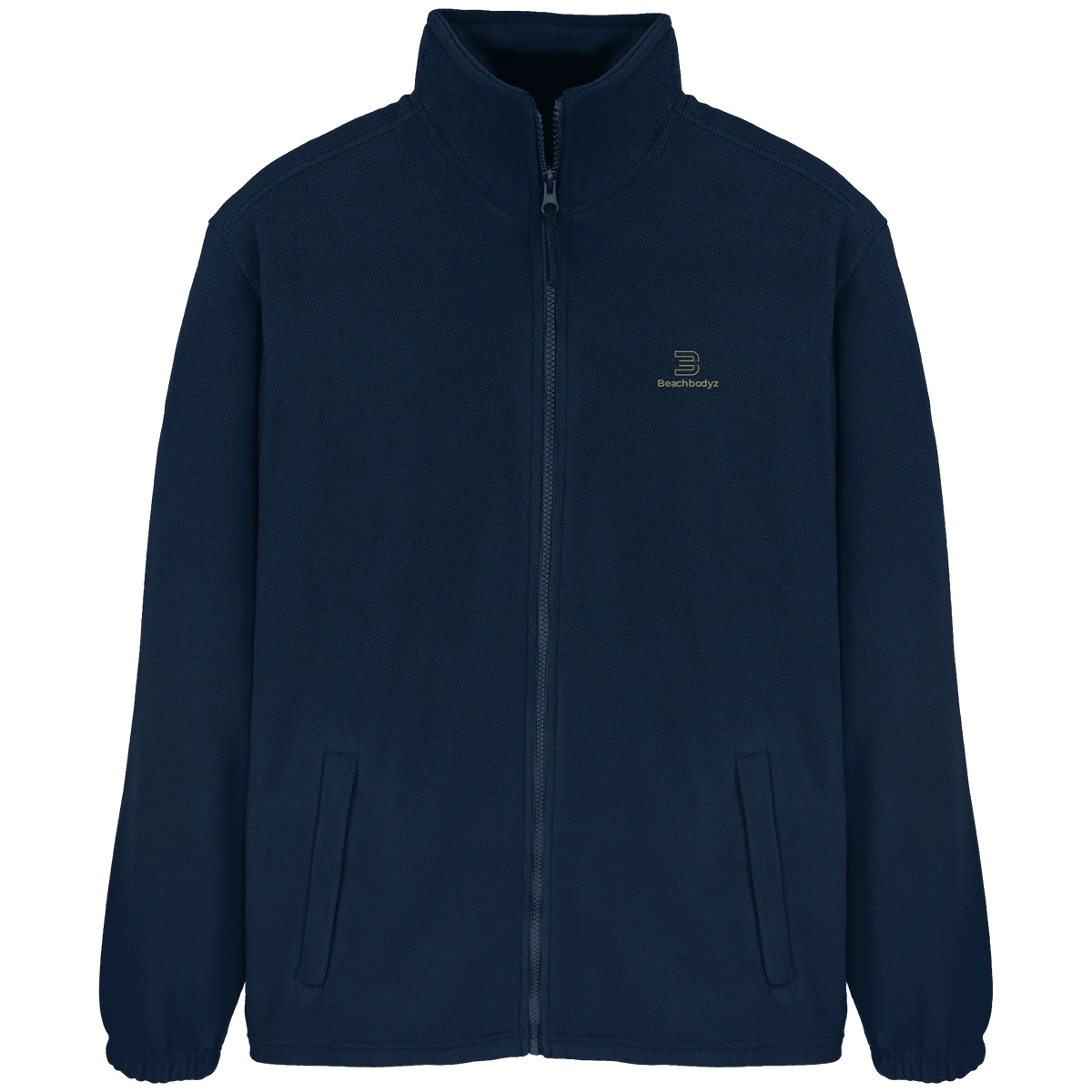 Silence Fleecejacke – goldene Stickerei