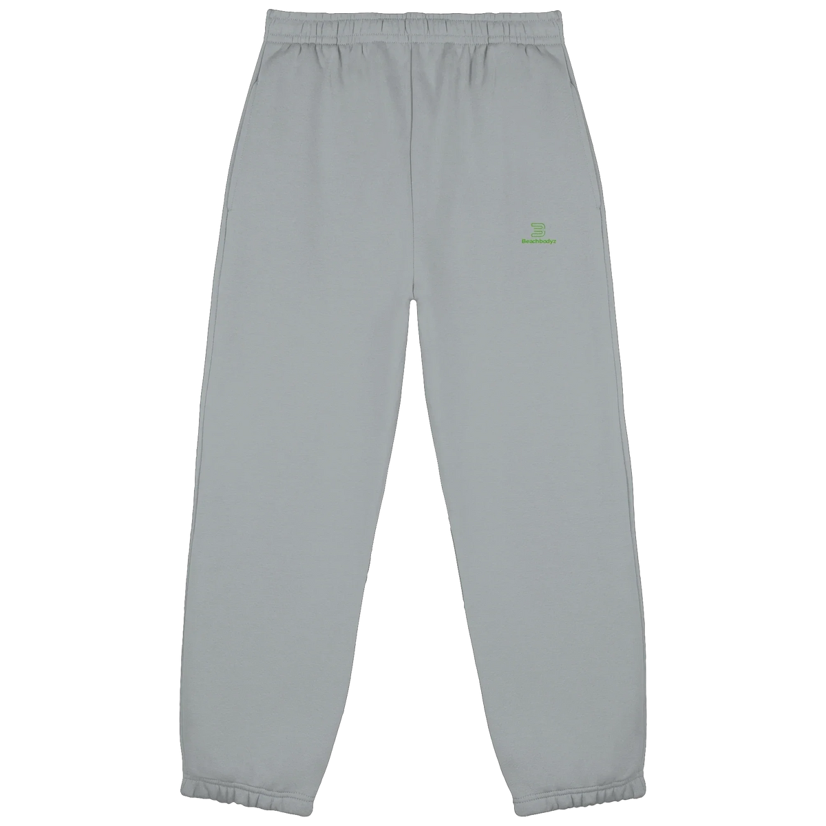 Core Fluffy Jogginghose – grüne Stickerei