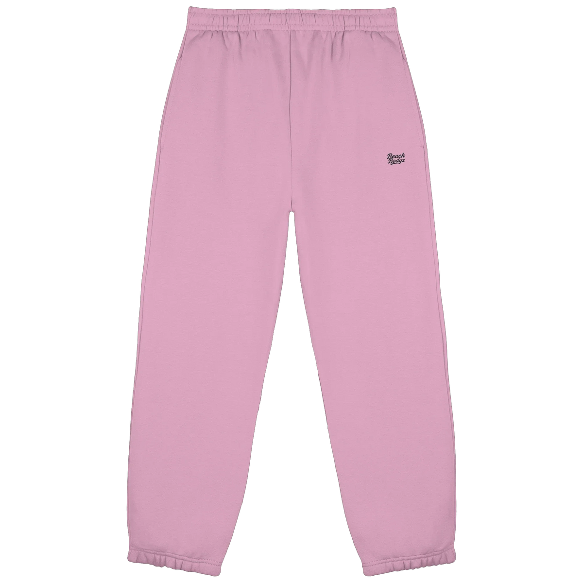 Form Fluffy Jogginghose – schwarze Stickerei