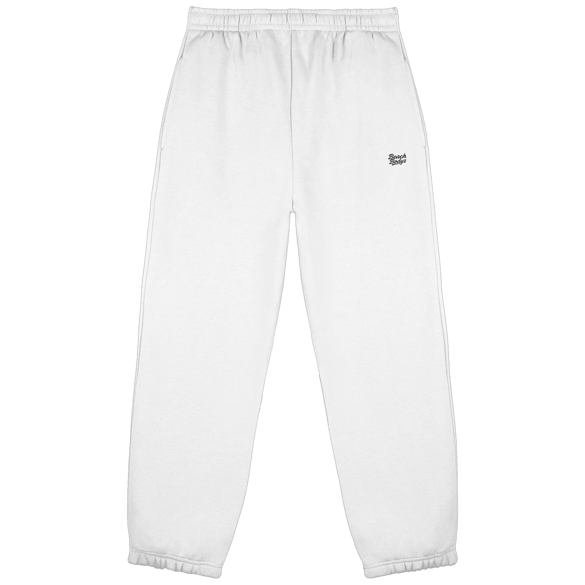 Form Fluffy Jogginghose – schwarze Stickerei