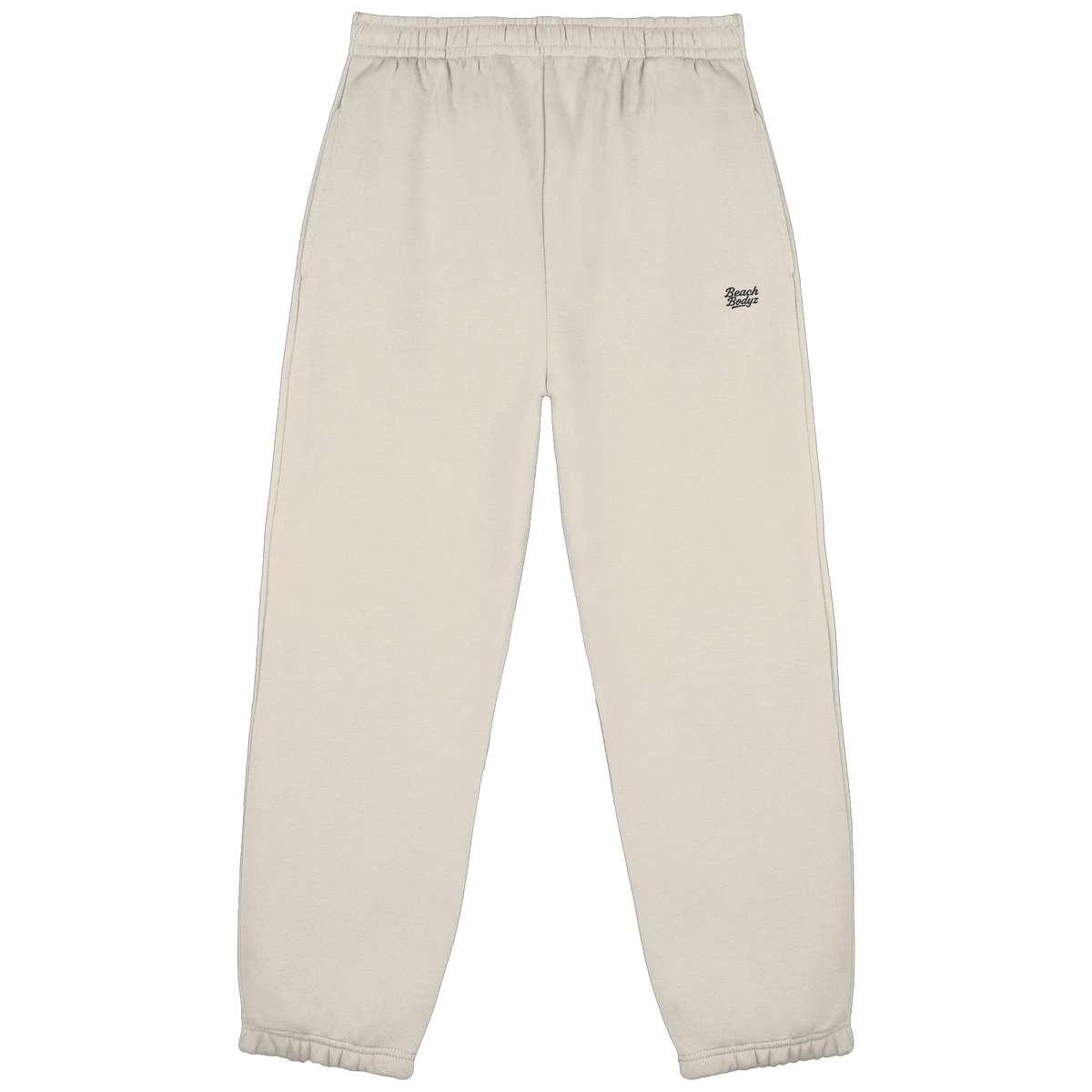 Form Fluffy Jogginghose – schwarze Stickerei